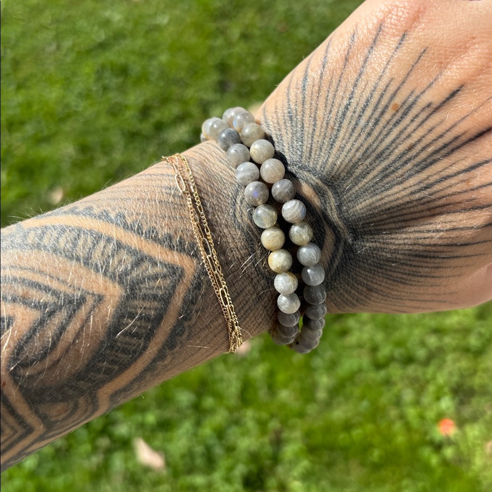 Labradorite bracelet wrap - Picture 5 of 6